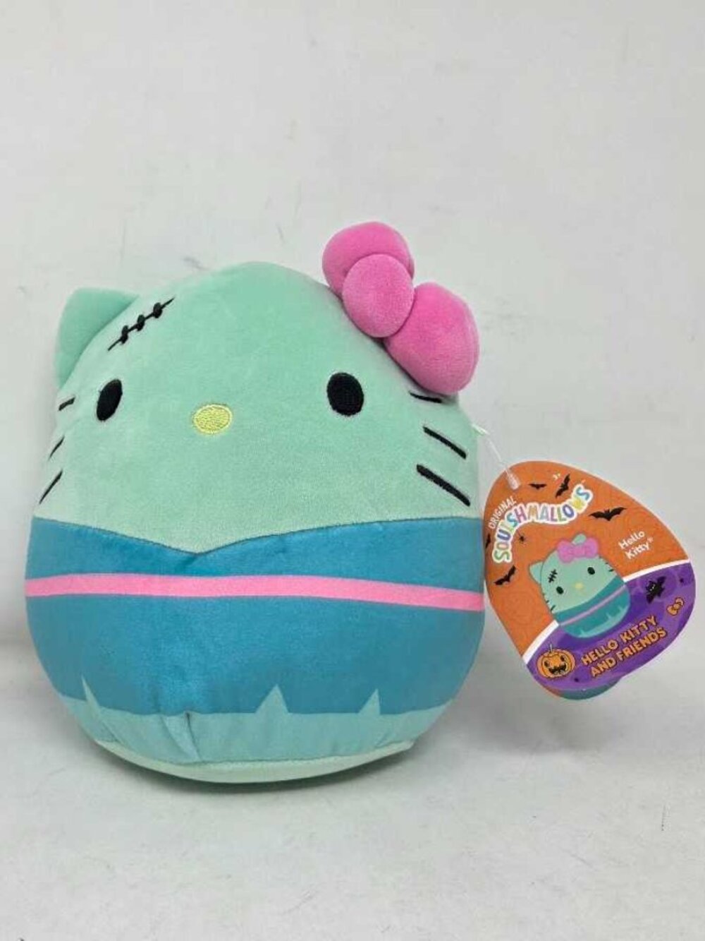 New Squishmallows FrankenKitty Hello Kitty Sanrio Frankenstein Halloween stuffy